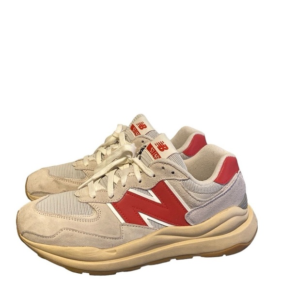 New Balance 57/40 moonbeam true red